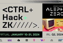Aleph Zero tổ chức Hakathon Ctrl+Hack+Zk với nhiều partner lớn tham gia